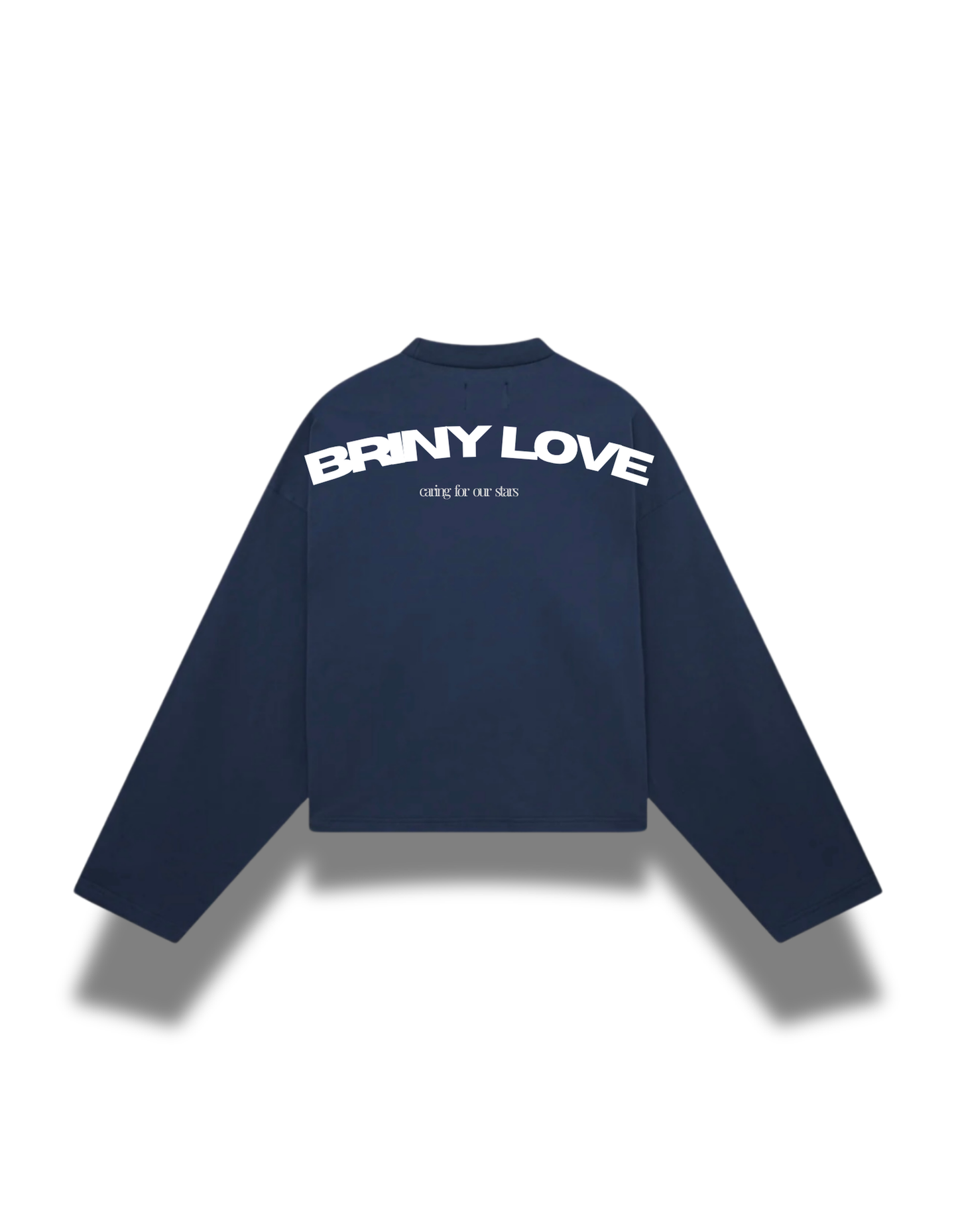 "Briny Love" Lettering - Camiseta Larga