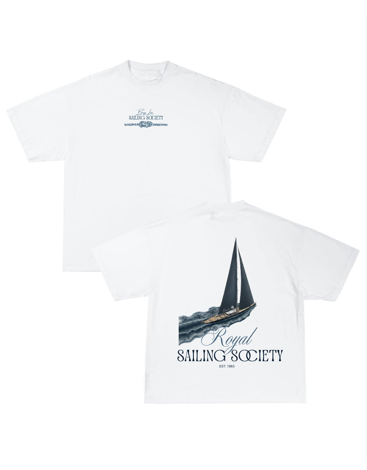 SAILING SOCIETY by Briny Love - Short T-Shirt