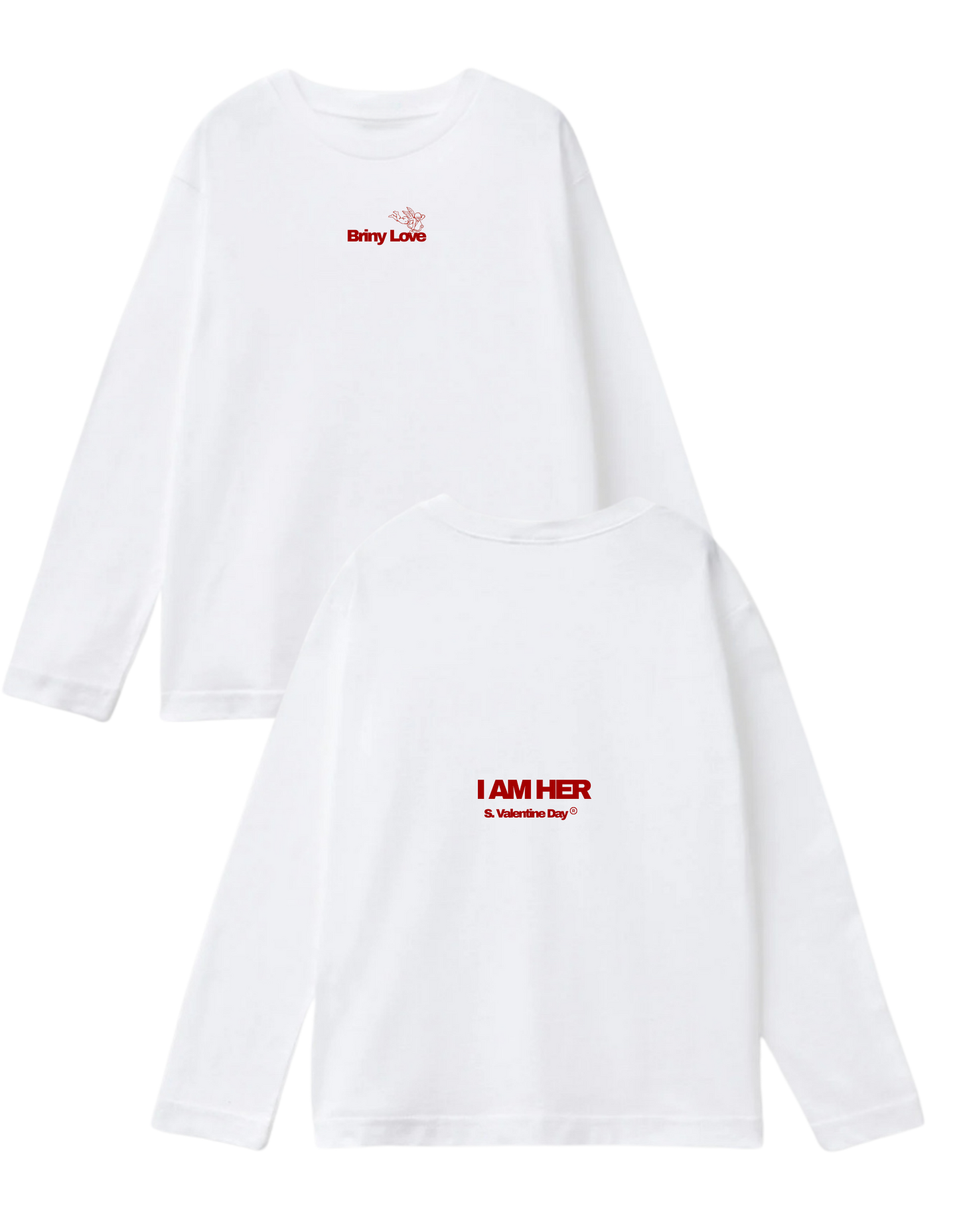 HIS and HER - Camiseta Larga