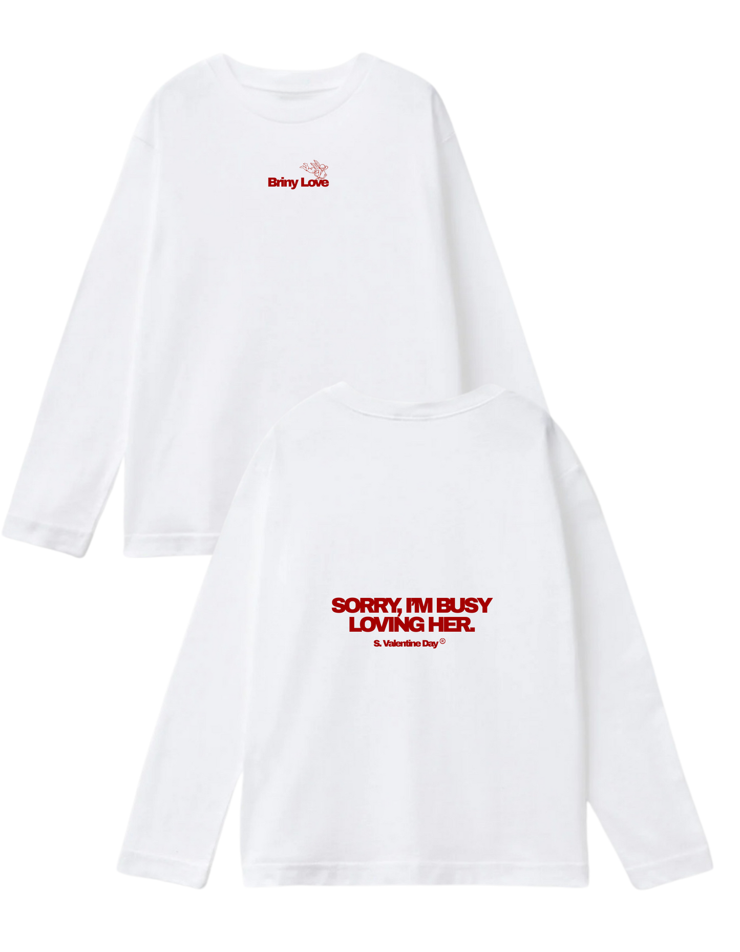 HIS and HER - Camiseta Larga